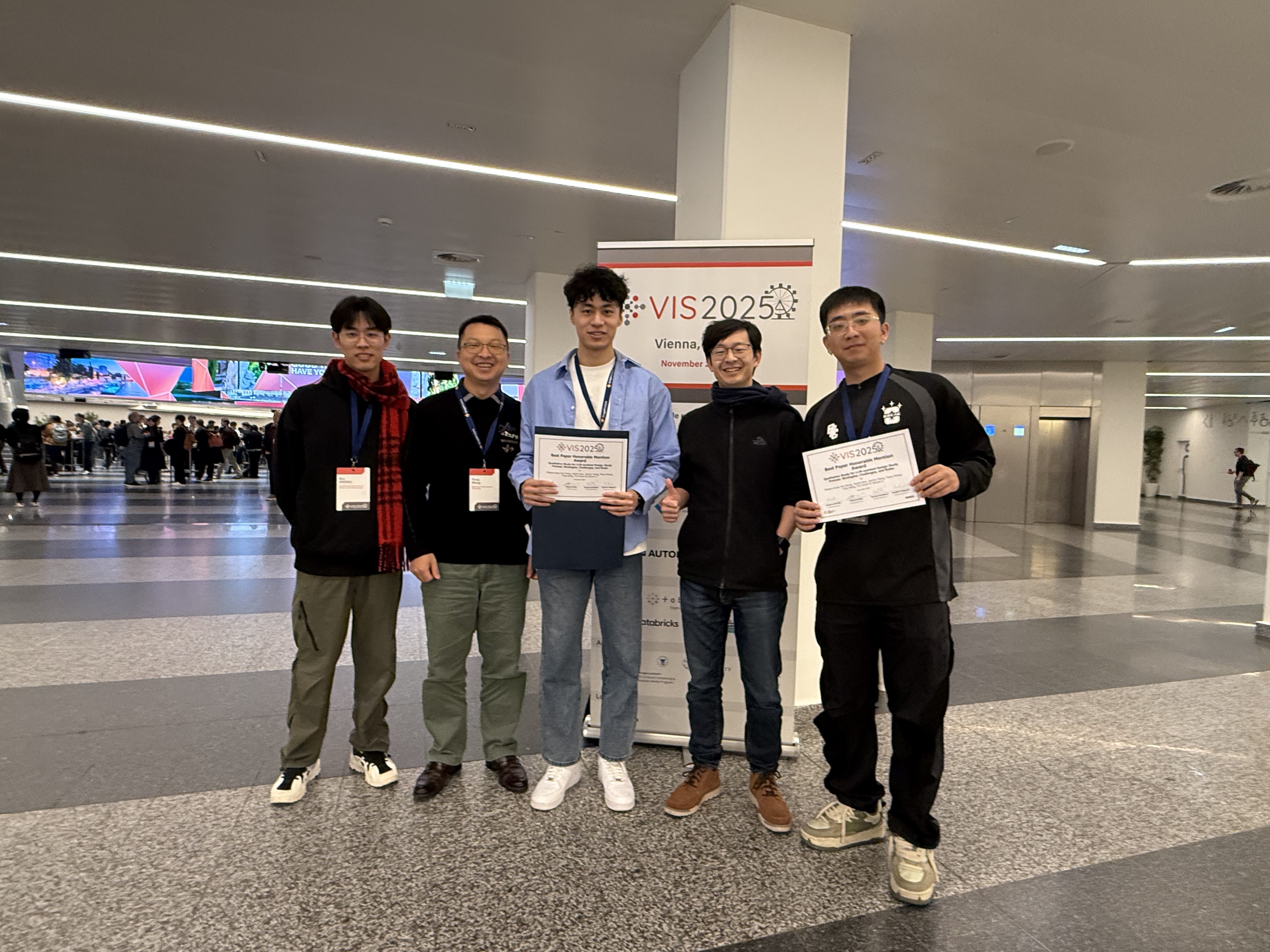 Best Paper Honorable Mention Award at IEEE Visualization Conference (VIS2025) image 2